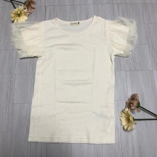 ブランシェス(Branshes)のブランシェス　Tシャツ白　女の子130サイズ(Tシャツ/カットソー)