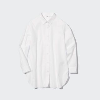 ユニクロ(UNIQLO)のUNIQLO コットンロングシャツ(Tシャツ(長袖/七分))