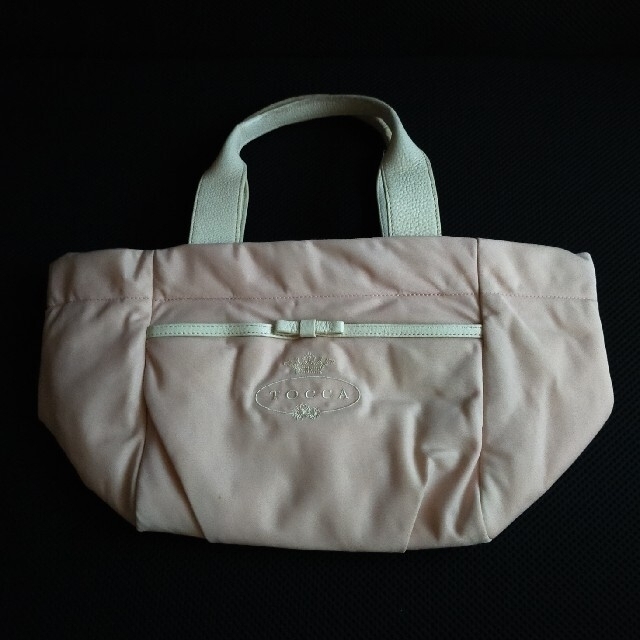 TOCCA(トッカ)のトッカ　ミニトートバック　可愛らしいピンク色　ホームクリーニング済 レディースのバッグ(トートバッグ)の商品写真