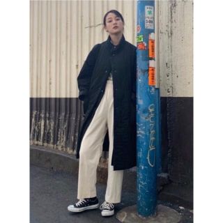 マウジー(moussy)のMOUSSY リバーシブル パファー モッズコート 黒 美品(モッズコート)