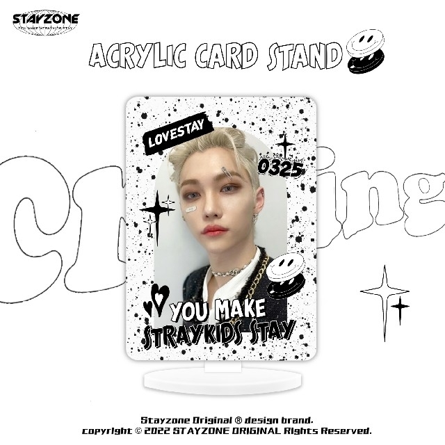 Stray Kids(ストレイキッズ)のStraykids Acrylic Card Standアクリルトレカスタンド エンタメ/ホビーのCD(K-POP/アジア)の商品写真