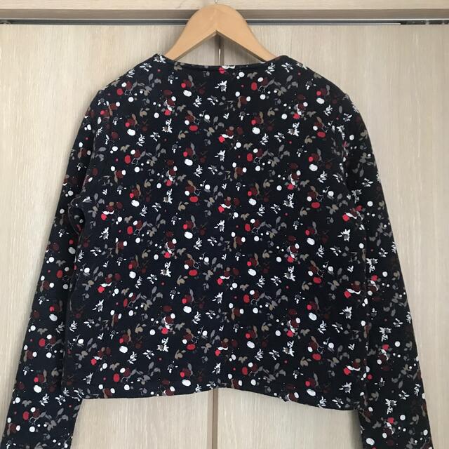 PETIT BATEAU(プチバトー)のプチバトー 総柄 ジップアップ ジャケット 12歳 152cm 女の子 キッズ/ベビー/マタニティのキッズ服男の子用(90cm~)(ジャケット/上着)の商品写真