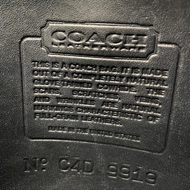 COACH(コーチ)のオールドコーチ COACH クインシー ブラック ショルダー USA製 レディースのバッグ(ショルダーバッグ)の商品写真
