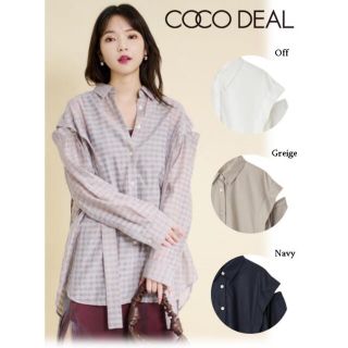 ココディール(COCO DEAL)のCOCODEAL オーバーシャツ(シャツ/ブラウス(長袖/七分))