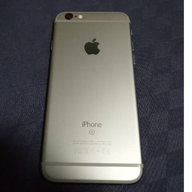 iPhone(アイフォーン)のiPhone 6s 64GB スペースグレー スマホ/家電/カメラのスマートフォン/携帯電話(スマートフォン本体)の商品写真