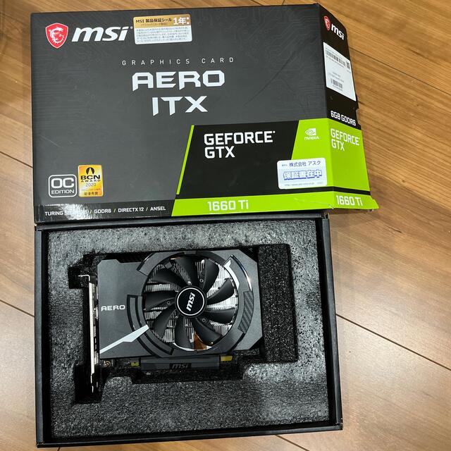 しゃ様専用　 MSI GeForce GTX 1660 Ti AERO  スマホ/家電/カメラのPC/タブレット(PCパーツ)の商品写真