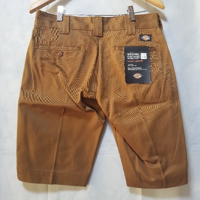 新品　Dickies　ハーフパンツ　ゴールデンブラウン　28インチ　未使用