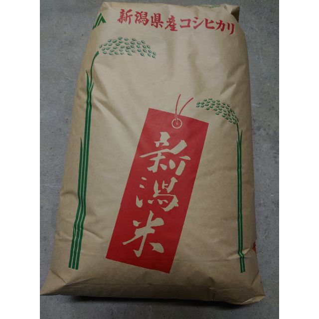 令和4年産 新潟県下田産コシヒカリ 新米 玄米30kg  農家直送! 1袋食品/飲料/酒