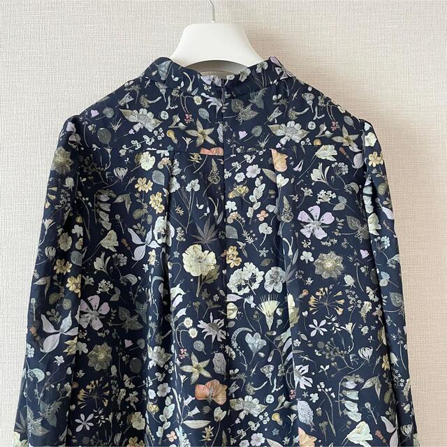 AMACA(アマカ)の【美品♡】AMACA アマカ　リバティ　Floral Eve ボウタイドレス レディースのワンピース(ロングワンピース/マキシワンピース)の商品写真