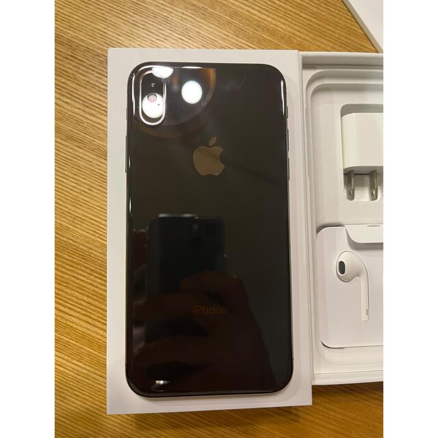 iPhone X Space Gray 64 GB SIMフリー スマホ/家電/カメラのスマートフォン/携帯電話(スマートフォン本体)の商品写真