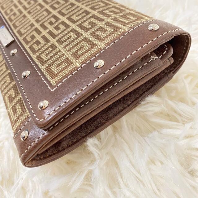 未使用に近い♥ジバンシー 長財布 モノグラム Gロゴ 総柄 キャンバス