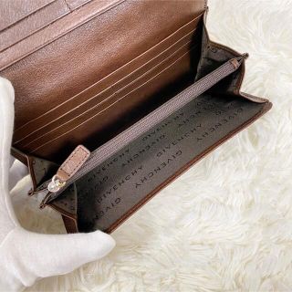 未使用に近い♥ジバンシー 長財布 モノグラム Gロゴ 総柄 キャンバス レザー