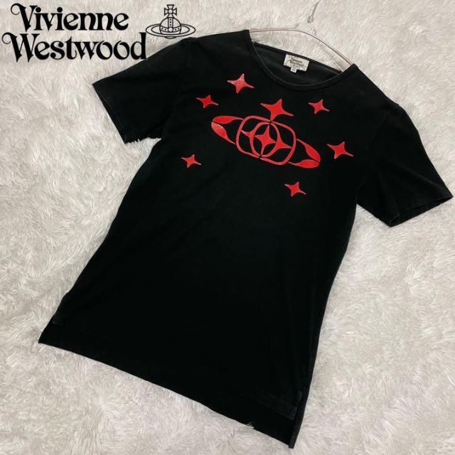 Vivienne Westwood(ヴィヴィアンウエストウッド)の美品　VIVIENNE WESTWOOD ヴィヴィアンウエストウッド　オーブロゴ メンズのトップス(Tシャツ/カットソー(半袖/袖なし))の商品写真