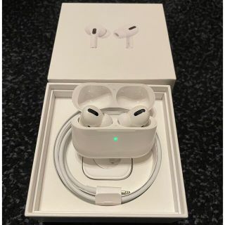 アップル(Apple)の☆付属品完備☆正規品 AirPods Pro  エアポッズ プロ 完全ワイヤレス(ヘッドフォン/イヤフォン)