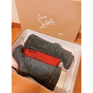 クリスチャンルブタン(Christian Louboutin)のクリスチャン　ルブタン　ブーツ　36 1/2 スウェード(ブーツ)