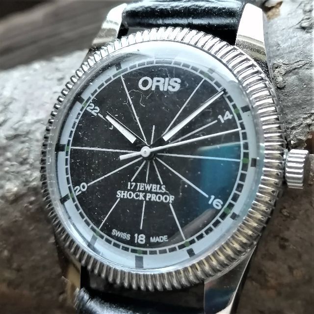 ●美品！●オリス■ORIS 手巻き機械式ヴィンテージメンズ腕時計アンティーク即納