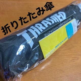 スラッシャー(THRASHER)のTHRASHER HOMETOWN 自動開閉 折りたたみ傘58cm(傘)