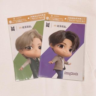 ボウダンショウネンダン(防弾少年団(BTS))の紅茶花伝  BTS TiNYTAN シール付きノート(アイドルグッズ)