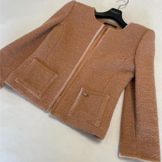 FOXEY - フォクシー FOXEY ノーカラー ジャケットの通販 by rui ...