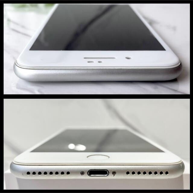 iPhone8 Plus 本体 シルバー 64GB SIMフリー 白 100% 5
