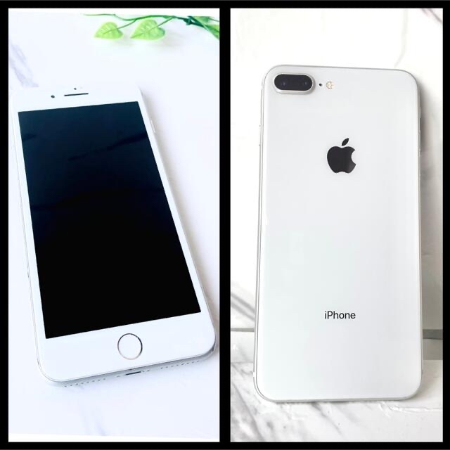 iPhone8 Plus 本体 シルバー 64GB SIMフリー 白 100% 7