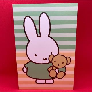 ミッフィー(miffy)の【ミッフィー】zakka festa限定✿ポストカード ブラウンストライプ(キャラクターグッズ)