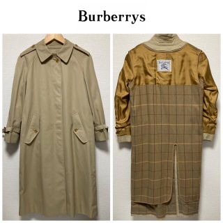 バーバリー(BURBERRY)のBurberry　ステンカラーコート　バーバリー　ヴィンテージ　ノバチェック(トレンチコート)