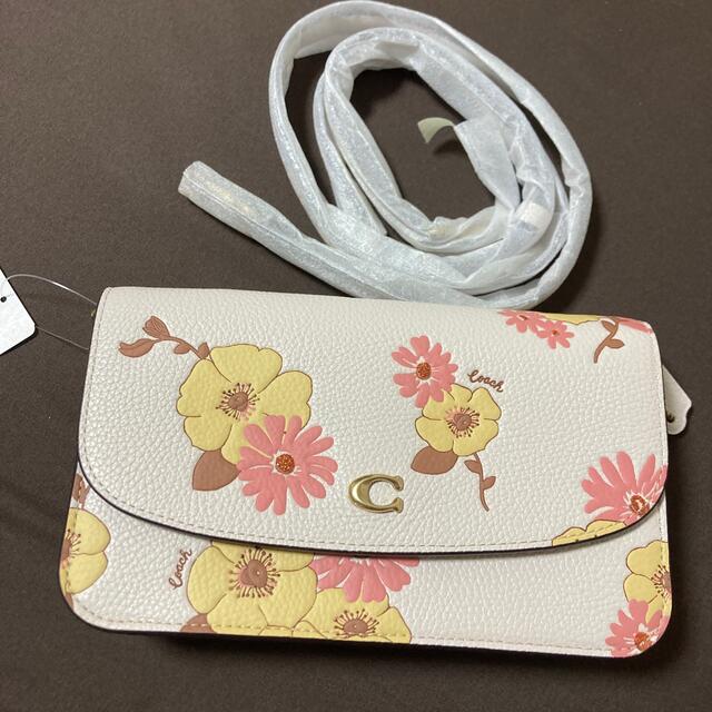 COACH - coach コーチ 新品 ショルダー ウォレット 長財布 フローラル