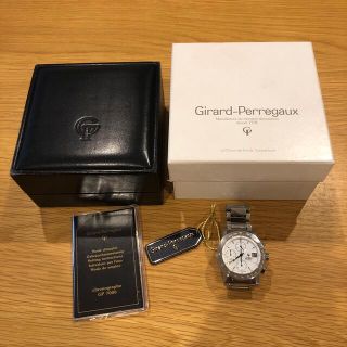 ジラールペルゴ(GIRARD-PERREGAUX)の極美品純正Box・保証書付ジラールペルゴ クロノグラフ GP7000 自動巻き(腕時計(アナログ))