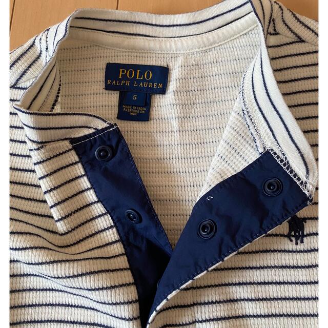 POLO RALPH LAUREN(ポロラルフローレン)のはな様専用　【未使用】長袖Tシャツ　サイズ5 キッズ/ベビー/マタニティのキッズ服男の子用(90cm~)(Tシャツ/カットソー)の商品写真