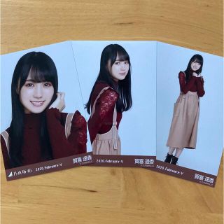 ノギザカフォーティーシックス(乃木坂46)の賀喜遥香 生写真 タートルネック コンプ(アイドルグッズ)