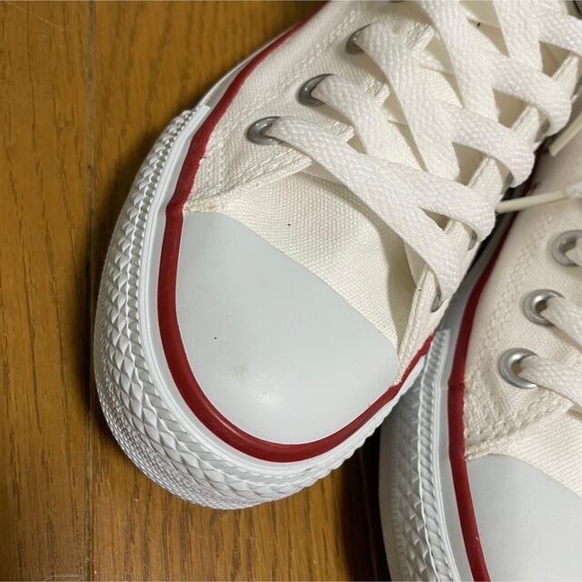 CONVERSE - コンバース 白ローカット 23.5の通販 by ...