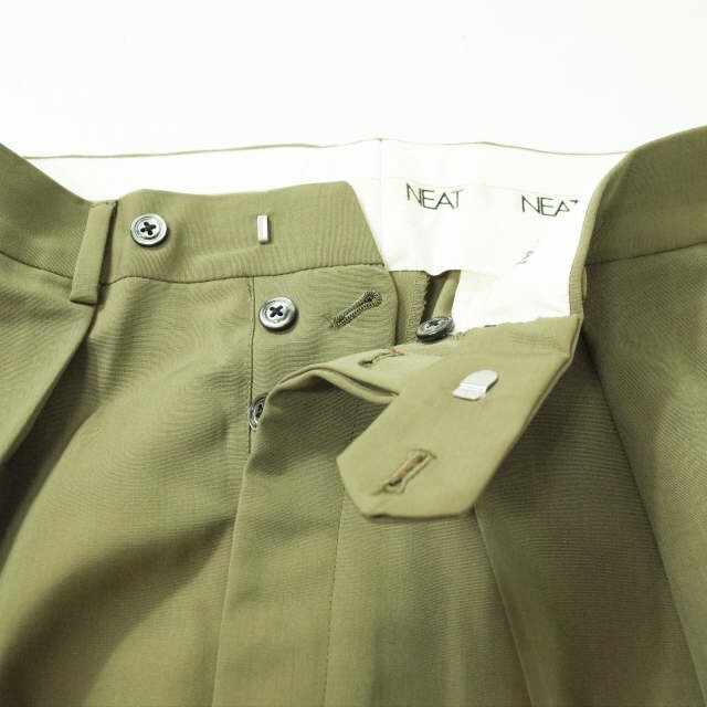 NEAT ニート SS 日本製 MAX CANVAS WIDE TAPERED 2タックワイド