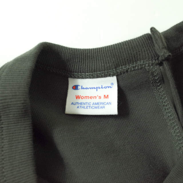 Champion(チャンピオン)のChampion x Ray BEAMS チャンピオン レイビームス 21AW 別注 ロングスリーブTシャツ 61-14-0597-411 M チャコールグレー 長袖 トップス【中古】【Champion × Ray BEAMS】 レディースのトップス(Tシャツ(長袖/七分))の商品写真