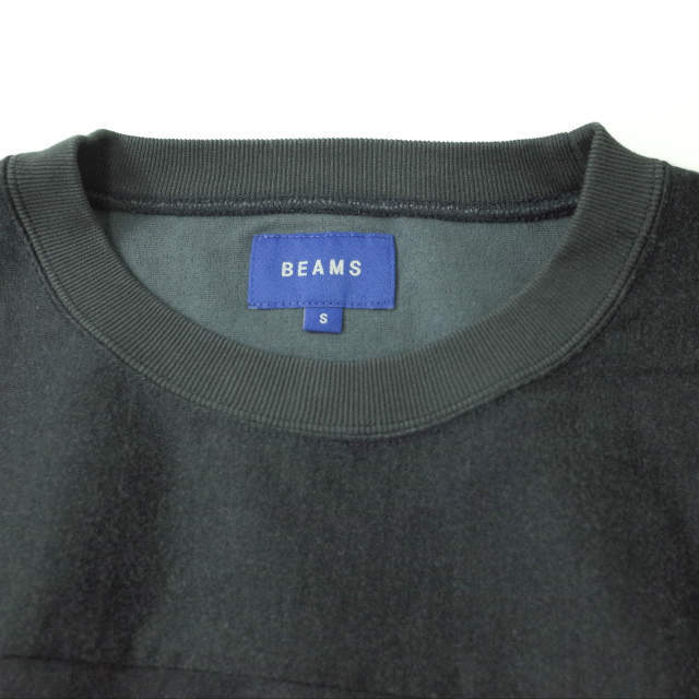 BEAMS(ビームス)のBEAMS ビームス 22SS ルーズナンバリングフットボールロングTシャツ 11-10-1534-458 S チャコールグレー 長袖 17 トップス【中古】【BEAMS】 メンズのトップス(Tシャツ/カットソー(七分/長袖))の商品写真