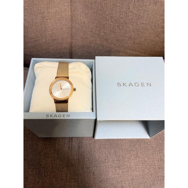 SKAGEN(スカーゲン)のSKAGEN スカーゲン　ローズゴールド腕時計 レディースのファッション小物(腕時計)の商品写真