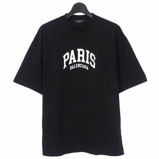 Balenciaga - バレンシアガ パリ ロゴ ミディアム フィット Tシャツ カットソー 半袖