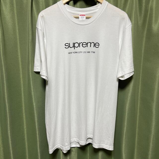 Supreme - supreme shop tee white Lサイズの通販 by ストリート好き ...