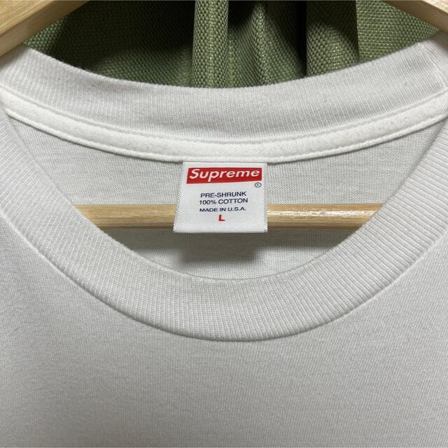 Supreme(シュプリーム)のsupreme shop tee white Lサイズ メンズのトップス(Tシャツ/カットソー(半袖/袖なし))の商品写真