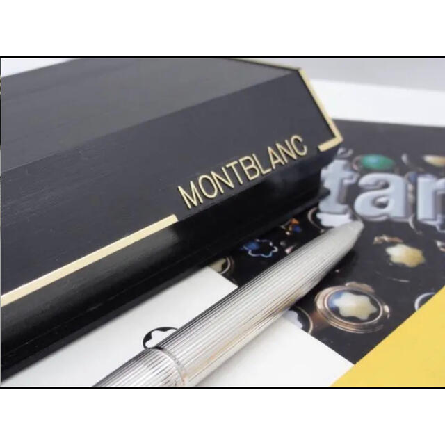 MONTBLANC(モンブラン)の銀無垢で幸運を引き寄せる非常にレアなスターリングシルバー★モンブランNo1866 インテリア/住まい/日用品の文房具(ペン/マーカー)の商品写真