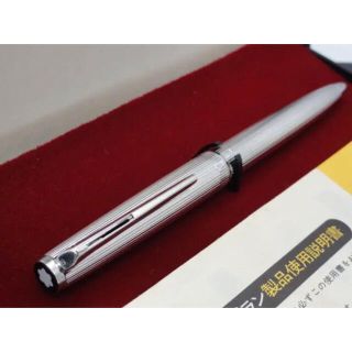 モンブラン(MONTBLANC)の銀無垢で幸運を引き寄せる非常にレアなスターリングシルバー★モンブランNo1866(ペン/マーカー)