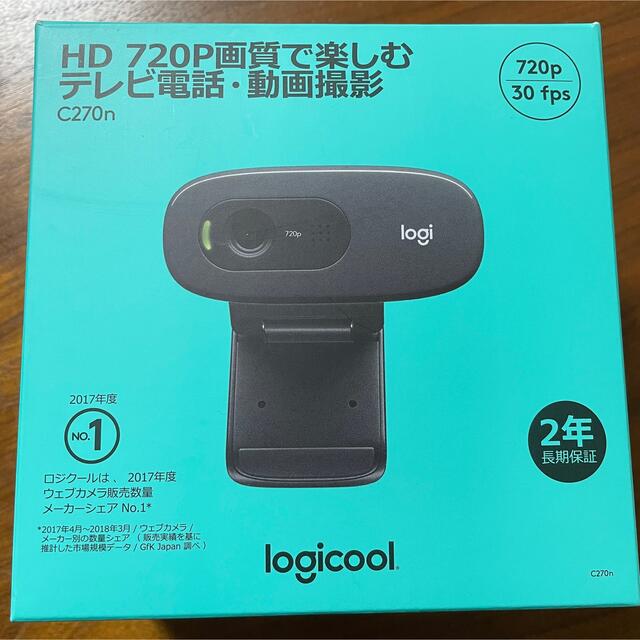 Logicool webカメラ C270n スマホ/家電/カメラのPC/タブレット(PC周辺機器)の商品写真