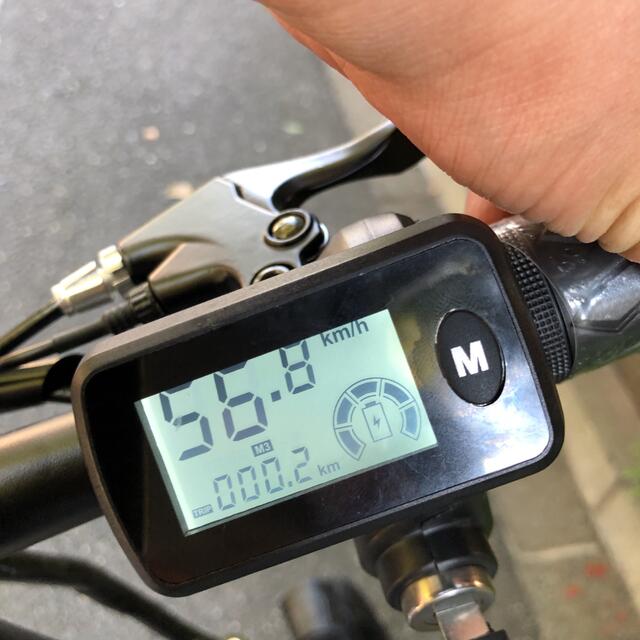 神速　max50以上　超速　フル電動自転車　ひねちゃ　モペット　アクセル付き スポーツ/アウトドアの自転車(自転車本体)の商品写真