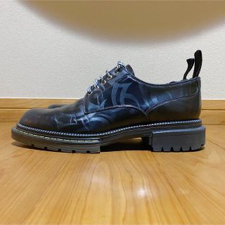 Dior HOMME 18AW トライバルデザインレースアップレザーダービー