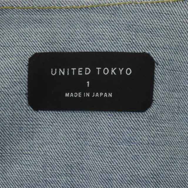 ユナイテッドトウキョウ UNITED TOKYO ジャケット 青 マルチカラー レディースのジャケット/アウター(Gジャン/デニムジャケット)の商品写真