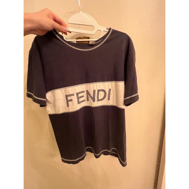 FENDI(フェンディ)のFENDI Tシャツ ロゴTシャツ レディースのトップス(Tシャツ(半袖/袖なし))の商品写真