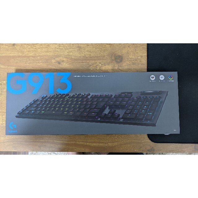 Logicool G913 ワイヤレス キーボード 茶軸 テンキー有-