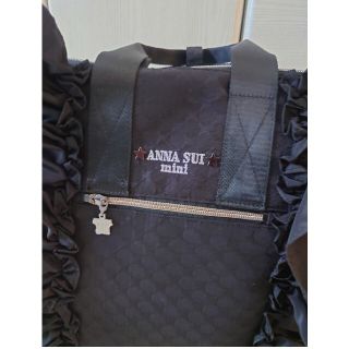 専用ですm(__)mアナスイミニ フリルつきマザーズリュック 黒
