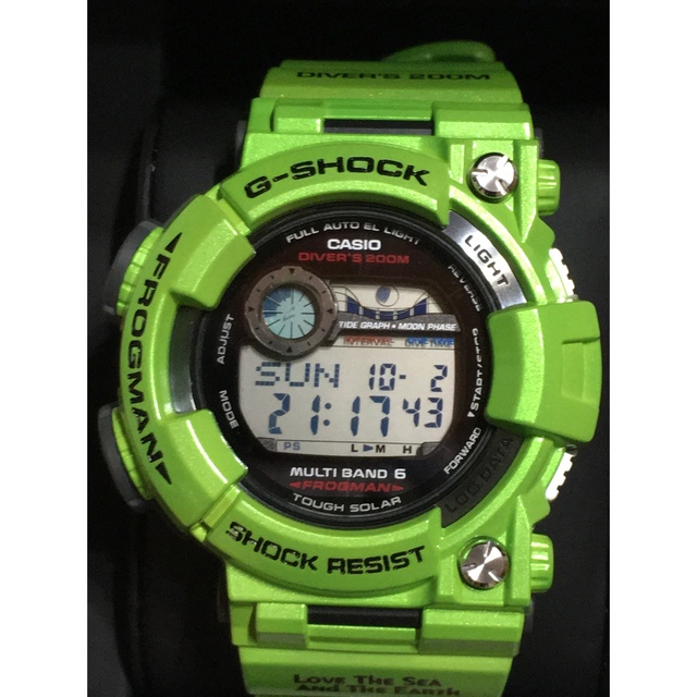 塗装ペイントカスタム G-SHOCK フロッグマン GWF-1000-1JF-