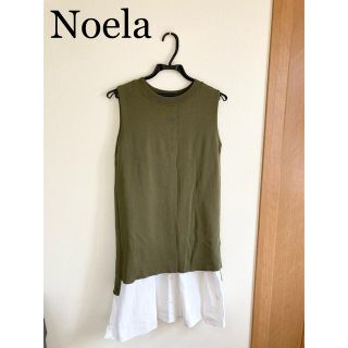 ノエラ(Noela)の夏セール❣️【Noela】ノエラ　ノースリーブニットワンピース　セットアップ　F(セット/コーデ)